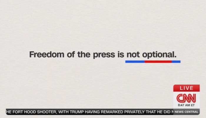 CNN Releases Controversial New Ad Promoting Press Freedom Amid Trump Ban