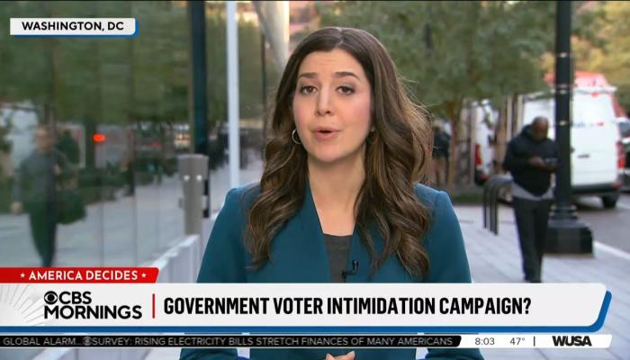 Cbs Pushes Voter Intimidation Fears Over Trump Voter Fraud