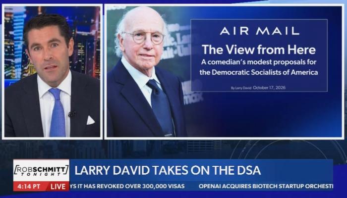 No Joke: Humorless NY Times Beclowns Itself Over Larry David's DSA Satire