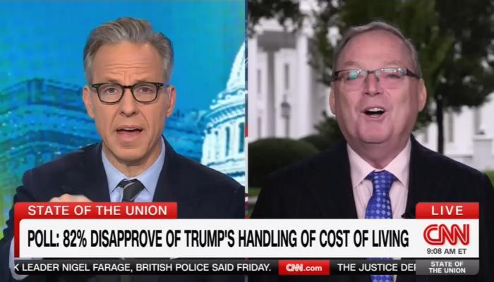 newsbusters.org - Sarah Butler - CNN's Tapper Presses Trump Adviser on Economy, But They Touted Biden Record in 2023