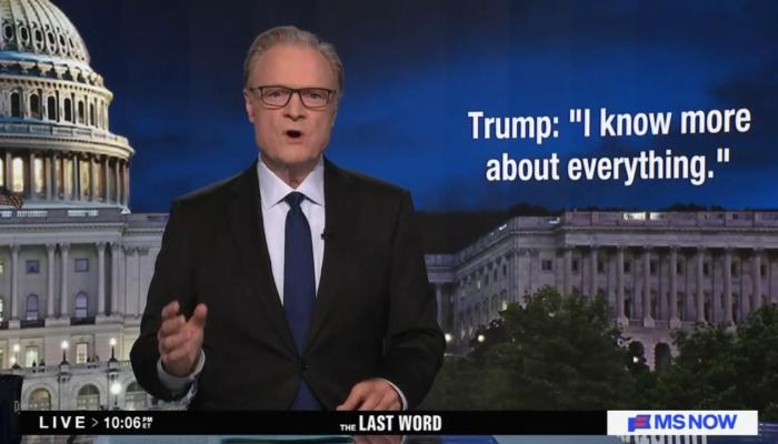newsbusters.org - Emily Keegan - Lawrence O'Donnell Insanely Compares Trump Economy To The Great Depression