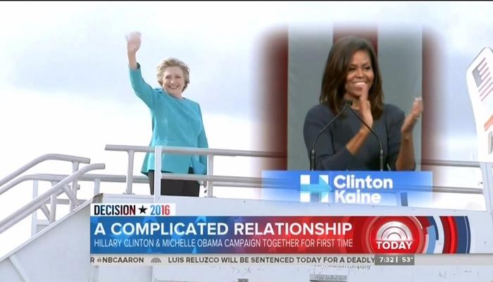 NBC Touts 'Beloved' Michelle Obama's 'One, Two...Punch' With Hillary ...