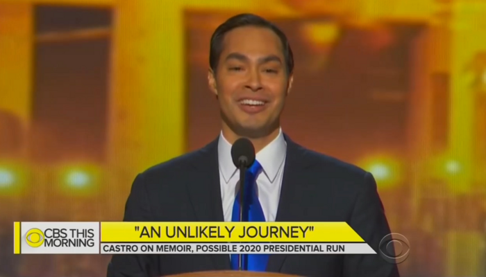 CBS Hosts Go Gaga for Dem ‘Rising Star’ Julian Castro, Urge 2020 Run ...