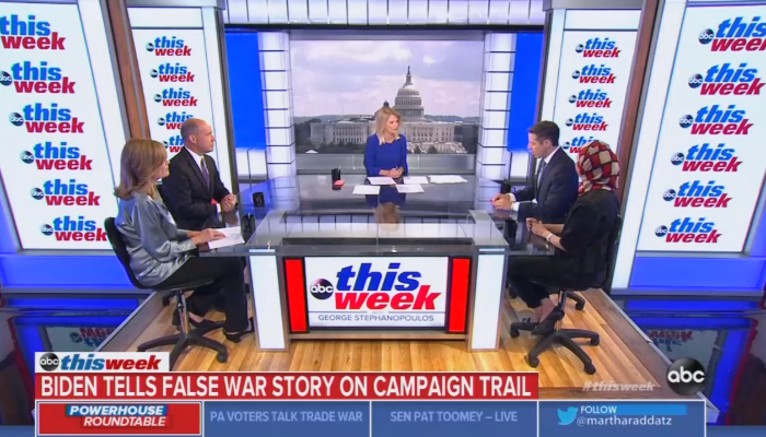 Truth Matters? ABC Panel Defends Joe Biden Telling False War Story ...