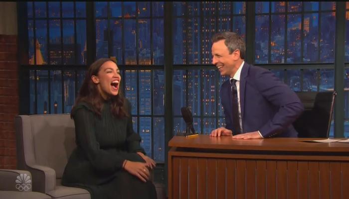 seth meyers alexandria ocasio cortez