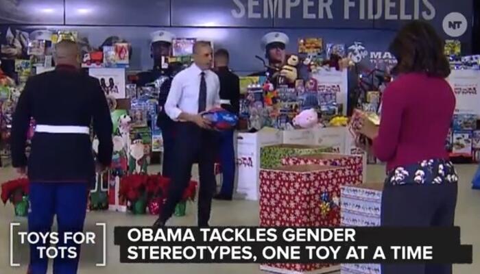 Feminists Hail Obama the Elf Destroying 'Gender Stereotypes' on ...