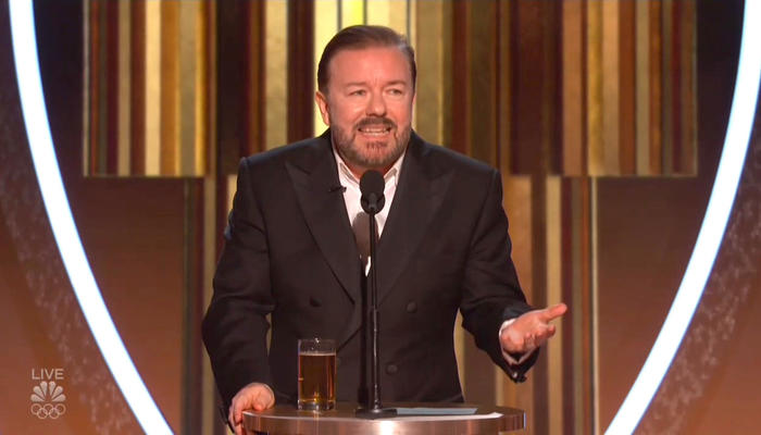 Gervais Golden Globes Monologue Scorches Hollywood: ‘You Know Nothing