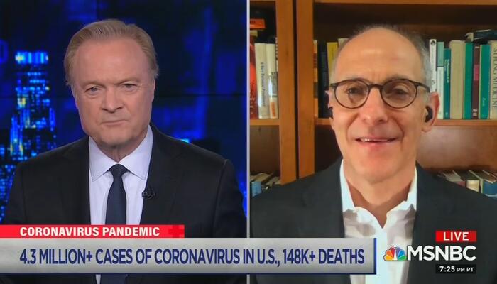 Lawrence O'Donnell and Zeke Emanuel 