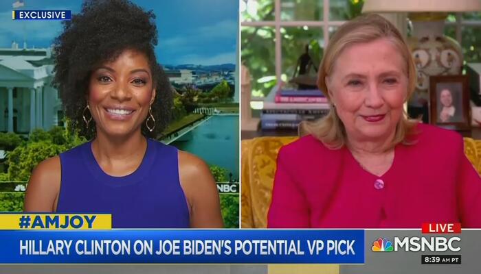 Zerlina Maxwell and Hillary Clinton