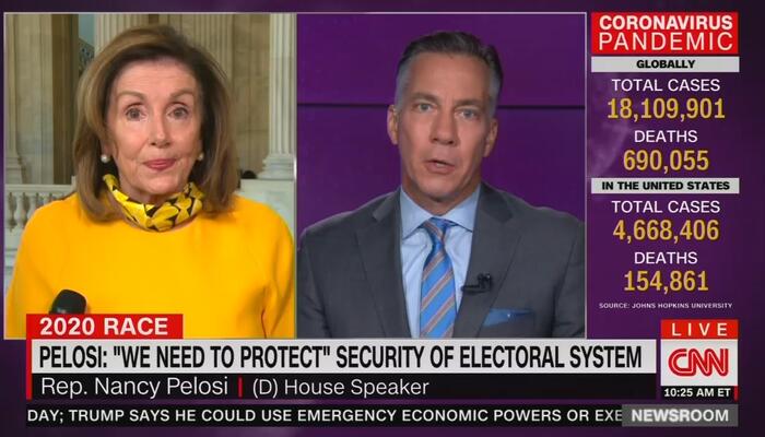 Jim Sciutto and Nancy Pelosi