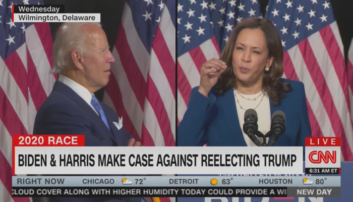 Joe Biden Kamala Harris CNN New Day 8-13-20