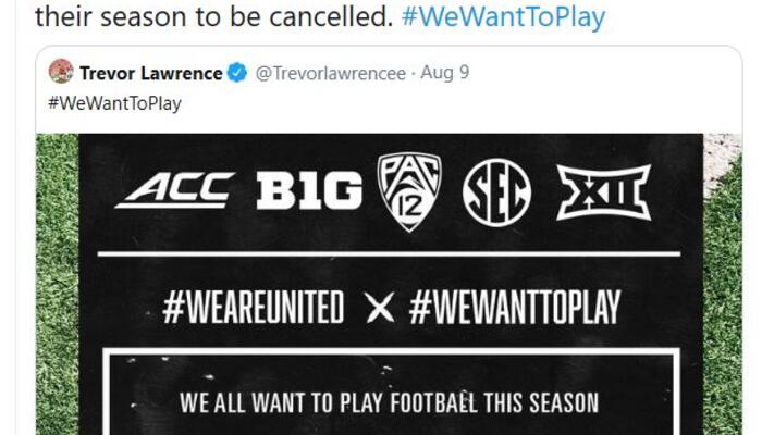 Trump's college football Tweet