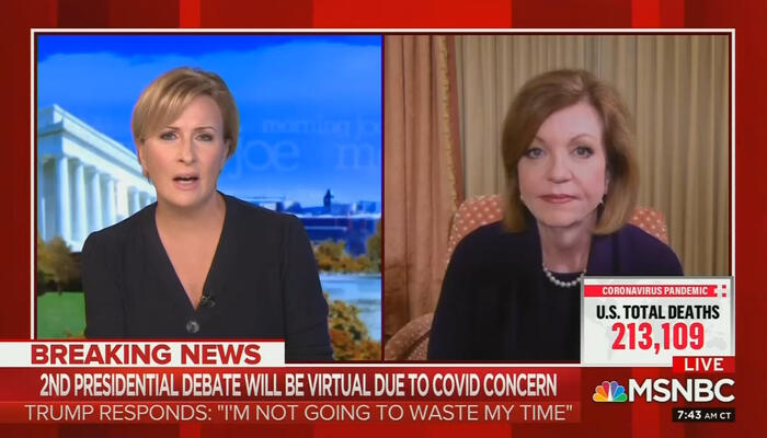 Mika Brzezinski and Susan Page