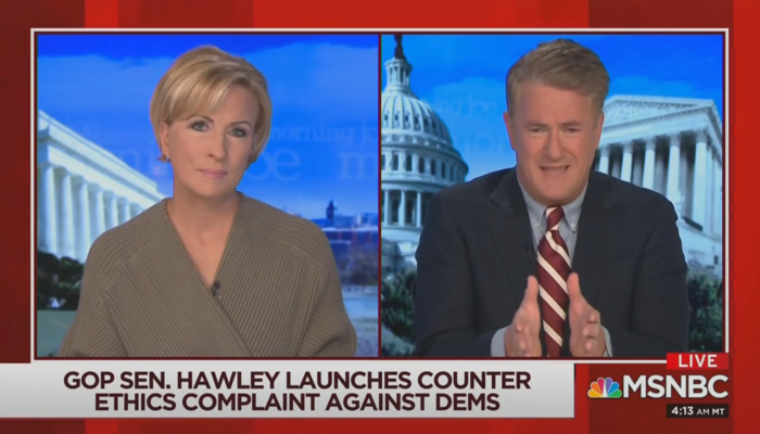 Mika Brzezinski Joe Scarborough MSNBC Morning Joe 1-26-21