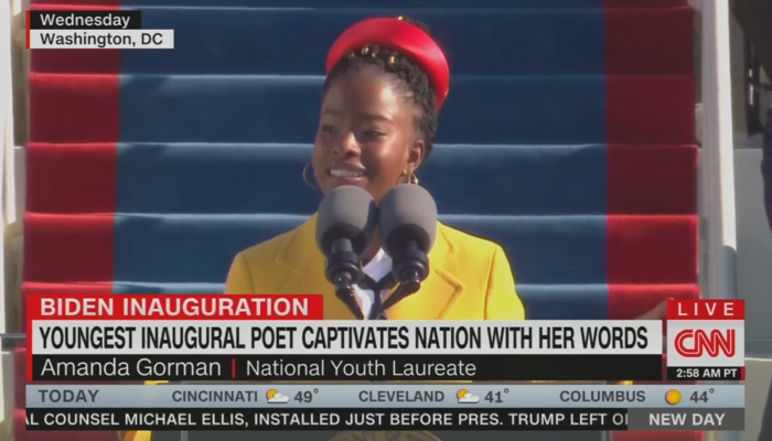 Amanda Gorman CNN New Day 1-21-21