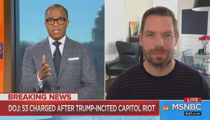 Jonathan Capehart Eric Swalwell MSNBC Sunday Show with Jonathan Capehart 1-10-21