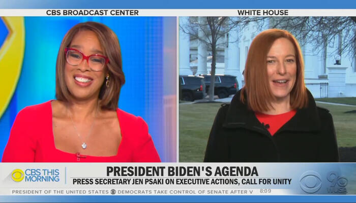 Gayle King and Jen Psaki