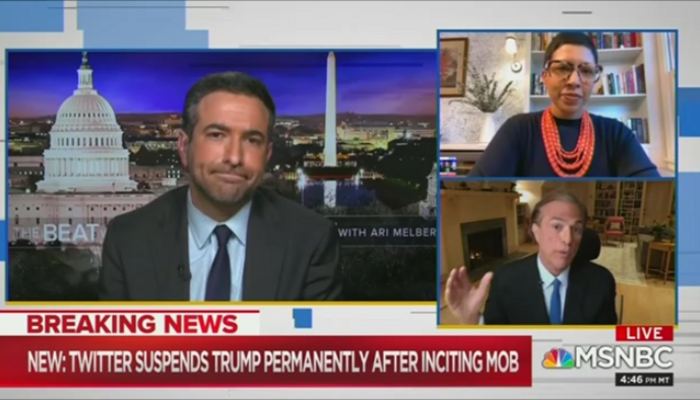 Ari Melber Michael Beschloss MSNBC The Beat 1-8-21